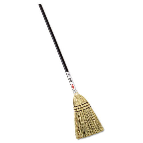 Rubbermaid® Commercial wholesale. Rubbermaid® Lobby Corn-fill Broom, 28" Handle, 38" Overall Length, Brown. HSD Wholesale: Janitorial Supplies, Breakroom Supplies, Office Supplies.