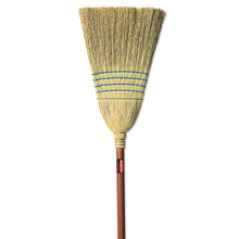 Load image into Gallery viewer, Rubbermaid® Commercial wholesale. Rubbermaid® Warehouse Corn-fill Broom, 38-in Handle, Blue. HSD Wholesale: Janitorial Supplies, Breakroom Supplies, Office Supplies.