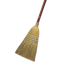 Load image into Gallery viewer, Rubbermaid® Commercial wholesale. Rubbermaid® Warehouse Corn-fill Broom, 38-in Handle, Blue. HSD Wholesale: Janitorial Supplies, Breakroom Supplies, Office Supplies.