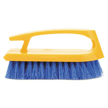 Load image into Gallery viewer, Rubbermaid® Commercial wholesale. Rubbermaid® Long Handle Scrub Brush, 6&quot; Brush, Yellow Plastic Handle-blue Bristles. HSD Wholesale: Janitorial Supplies, Breakroom Supplies, Office Supplies.