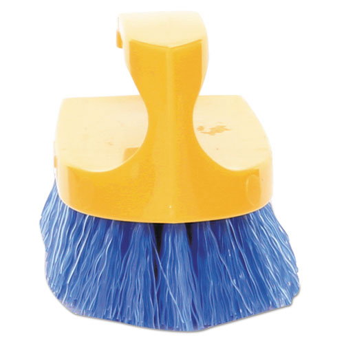 Rubbermaid® Commercial wholesale. Rubbermaid® Long Handle Scrub Brush, 6" Brush, Yellow Plastic Handle-blue Bristles. HSD Wholesale: Janitorial Supplies, Breakroom Supplies, Office Supplies.