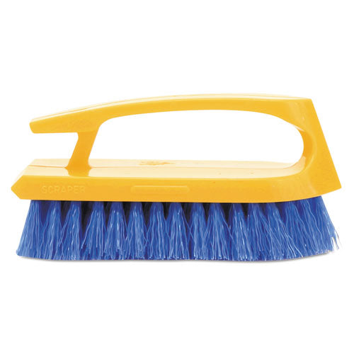 Rubbermaid® Commercial wholesale. Rubbermaid® Long Handle Scrub Brush, 6" Brush, Yellow Plastic Handle-blue Bristles. HSD Wholesale: Janitorial Supplies, Breakroom Supplies, Office Supplies.