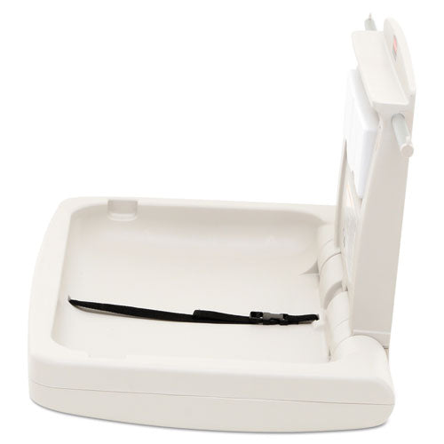 Rubbermaid® Commercial wholesale. Rubbermaid® Sturdy Station 2 Baby Changing Table, 33.5 X 21.5, Platinum. HSD Wholesale: Janitorial Supplies, Breakroom Supplies, Office Supplies.