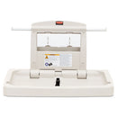 Rubbermaid® Commercial wholesale. Rubbermaid® Sturdy Station 2 Baby Changing Table, 33.5 X 21.5, Platinum. HSD Wholesale: Janitorial Supplies, Breakroom Supplies, Office Supplies.