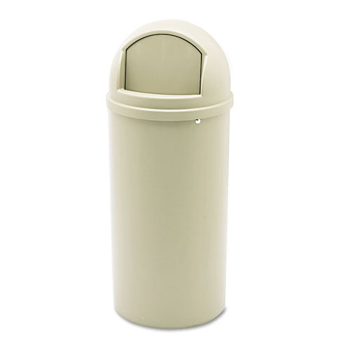 Rubbermaid® Commercial wholesale. Rubbermaid® Marshal Classic Container, Round, Polyethylene, 15 Gal, Beige. HSD Wholesale: Janitorial Supplies, Breakroom Supplies, Office Supplies.