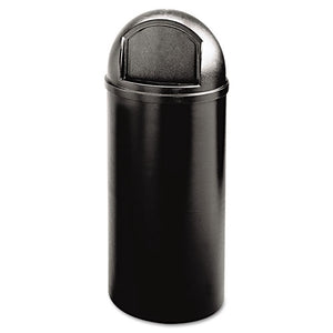 Rubbermaid® Commercial wholesale. Rubbermaid® Marshal Classic Container, Round, Polyethylene, 15 Gal, Black. HSD Wholesale: Janitorial Supplies, Breakroom Supplies, Office Supplies.