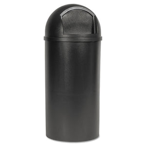 Rubbermaid® Commercial wholesale. Rubbermaid® Marshal Classic Container, Round, Polyethylene, 15 Gal, Brown. HSD Wholesale: Janitorial Supplies, Breakroom Supplies, Office Supplies.