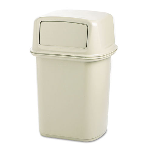 Rubbermaid® Commercial wholesale. Rubbermaid® Ranger Fire-safe Container, Square, Structural Foam, 45 Gal, Beige. HSD Wholesale: Janitorial Supplies, Breakroom Supplies, Office Supplies.