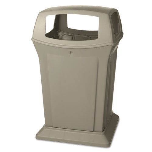 Rubbermaid® Commercial wholesale. Rubbermaid® Ranger Fire-safe Container, Square, Structural Foam, 45 Gal, Beige. HSD Wholesale: Janitorial Supplies, Breakroom Supplies, Office Supplies.