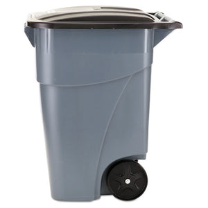 Rubbermaid® Commercial wholesale. Rubbermaid® Brute Rollout Container, Square, Plastic, 50 Gal, Gray. HSD Wholesale: Janitorial Supplies, Breakroom Supplies, Office Supplies.