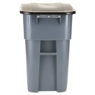 Rubbermaid® Commercial wholesale. Rubbermaid® Brute Rollout Container, Square, Plastic, 50 Gal, Gray. HSD Wholesale: Janitorial Supplies, Breakroom Supplies, Office Supplies.