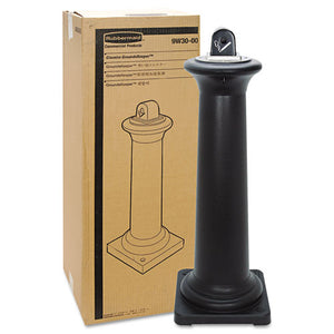 Rubbermaid® Commercial wholesale. Rubbermaid® Groundskeeper Tuscan Receptacle, 13 X 13 X 38.38, Black. HSD Wholesale: Janitorial Supplies, Breakroom Supplies, Office Supplies.