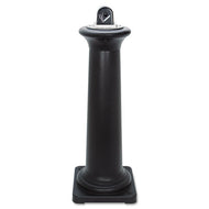 Rubbermaid® Commercial wholesale. Rubbermaid® Groundskeeper Tuscan Receptacle, 13 X 13 X 38.38, Black. HSD Wholesale: Janitorial Supplies, Breakroom Supplies, Office Supplies.