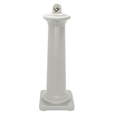 Load image into Gallery viewer, Rubbermaid® Commercial wholesale. Rubbermaid® Groundskeeper Tuscan Receptacle, 13 X 13 X 38.38, Sandstone. HSD Wholesale: Janitorial Supplies, Breakroom Supplies, Office Supplies.