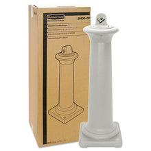 Load image into Gallery viewer, Rubbermaid® Commercial wholesale. Rubbermaid® Groundskeeper Tuscan Receptacle, 13 X 13 X 38.38, Sandstone. HSD Wholesale: Janitorial Supplies, Breakroom Supplies, Office Supplies.