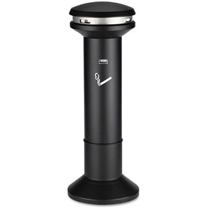 Rubbermaid® Commercial wholesale. Rubbermaid® Infinity Ultra-high Capacity Smoking Receptacle, 6.7 Gal, 41.5" High, Black. HSD Wholesale: Janitorial Supplies, Breakroom Supplies, Office Supplies.