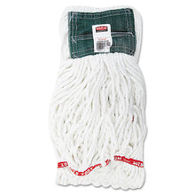 Load image into Gallery viewer, Rubbermaid® Commercial wholesale. Rubbermaid® Web Foot Shrinkless Looped-end Wet Mop Head, Cotton-synthetic, Medium, White, 6-carton. HSD Wholesale: Janitorial Supplies, Breakroom Supplies, Office Supplies.