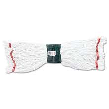 Load image into Gallery viewer, Rubbermaid® Commercial wholesale. Rubbermaid® Web Foot Shrinkless Looped-end Wet Mop Head, Cotton-synthetic, Medium, White, 6-carton. HSD Wholesale: Janitorial Supplies, Breakroom Supplies, Office Supplies.