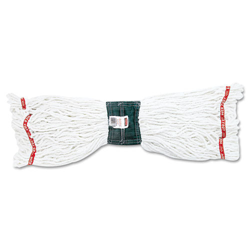 Rubbermaid® Commercial wholesale. Rubbermaid® Web Foot Shrinkless Looped-end Wet Mop Head, Cotton-synthetic, Medium, White, 6-carton. HSD Wholesale: Janitorial Supplies, Breakroom Supplies, Office Supplies.