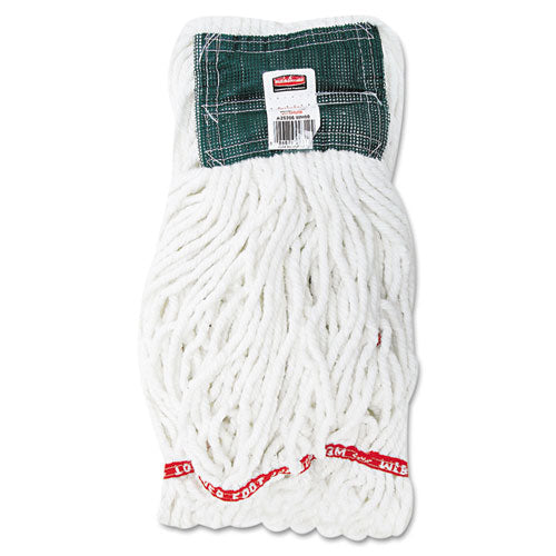 Rubbermaid® Commercial wholesale. Rubbermaid® Web Foot Shrinkless Looped-end Wet Mop Head, Cotton-synthetic, Medium, White, 6-carton. HSD Wholesale: Janitorial Supplies, Breakroom Supplies, Office Supplies.