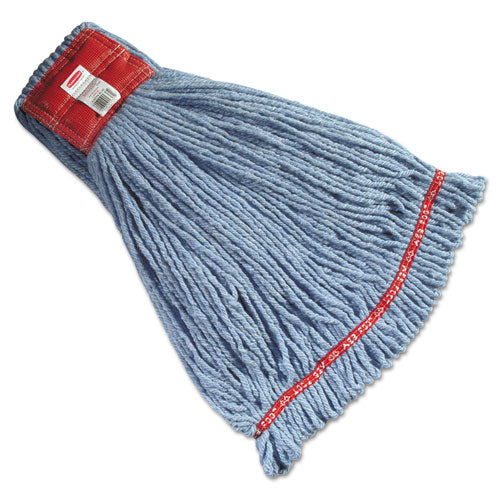 Rubbermaid® Commercial wholesale. Rubbermaid® Web Foot Wet Mop Heads, Shrinkless, Cotton-synthetic, Blue, Large. HSD Wholesale: Janitorial Supplies, Breakroom Supplies, Office Supplies.