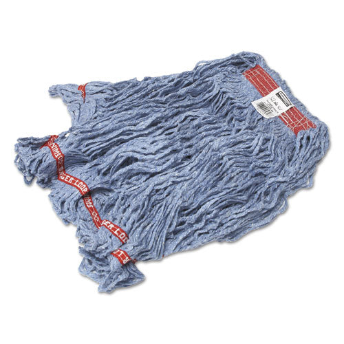 Rubbermaid® Commercial wholesale. Rubbermaid® Swinger Loop Wet Mop Heads, Cotton-synthetic, Blue, Large, 6-carton. HSD Wholesale: Janitorial Supplies, Breakroom Supplies, Office Supplies.