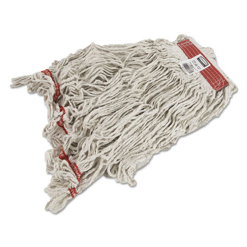 Rubbermaid® Commercial wholesale. Rubbermaid® Swinger Loop Wet Mop Heads, Cotton-synthetic, White, Large, 6-carton. HSD Wholesale: Janitorial Supplies, Breakroom Supplies, Office Supplies.