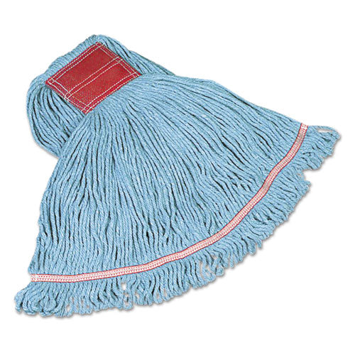 Rubbermaid® Commercial wholesale. Rubbermaid® Swinger Loop Wet Mop Heads, Cotton-synthetic, Blue, Large. HSD Wholesale: Janitorial Supplies, Breakroom Supplies, Office Supplies.