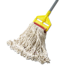 Load image into Gallery viewer, Rubbermaid® Commercial wholesale. Rubbermaid® Swinger Loop Wet Mop Head, Large, Cotton-synthetic, White, 6-carton. HSD Wholesale: Janitorial Supplies, Breakroom Supplies, Office Supplies.