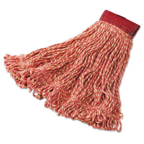 Rubbermaid® Commercial wholesale. Rubbermaid® Super Stitch Blend Mop Heads, Cotton-synthetic, Red, Large. HSD Wholesale: Janitorial Supplies, Breakroom Supplies, Office Supplies.