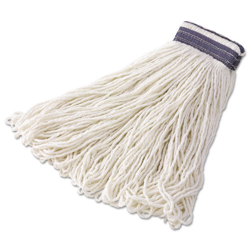 Rubbermaid® Commercial wholesale. Rubbermaid® Looped-end Mop Head, Rayon, 24oz, White, 12-carton. HSD Wholesale: Janitorial Supplies, Breakroom Supplies, Office Supplies.