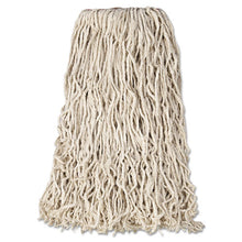 Load image into Gallery viewer, Rubbermaid® Commercial wholesale. Rubbermaid® Premium Cut-end Cotton Wet Mop Head, 24oz, White, 1&quot; Orange Band, 12-carton. HSD Wholesale: Janitorial Supplies, Breakroom Supplies, Office Supplies.