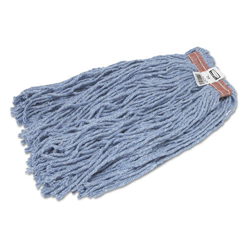 Rubbermaid® Commercial wholesale. Rubbermaid® Cut-end Blend Mop Head, Cotton-synthetic, Blue, 20 Oz, 1" Headband, 12-carton. HSD Wholesale: Janitorial Supplies, Breakroom Supplies, Office Supplies.