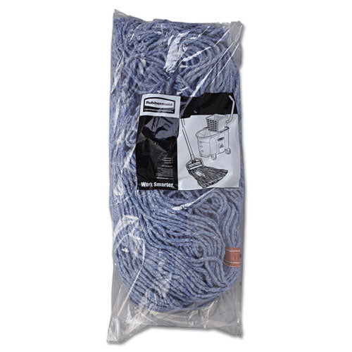 Rubbermaid® Commercial wholesale. Rubbermaid® Cotton-synthetic Cut-end Blend Mop Head, 24 Oz, 1" Band, Blue, 12-carton. HSD Wholesale: Janitorial Supplies, Breakroom Supplies, Office Supplies.