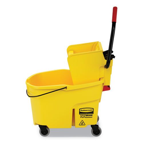 Rubbermaid® Commercial wholesale. Rubbermaid® Wavebrake 2.0 Bucket-wringer Combos, Side-press, 44 Qt, Plastic, Yellow. HSD Wholesale: Janitorial Supplies, Breakroom Supplies, Office Supplies.