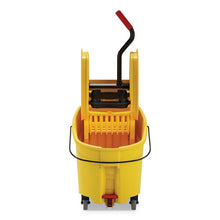 Load image into Gallery viewer, Rubbermaid® Commercial wholesale. Rubbermaid® Wavebrake 2.0 Bucket-wringer Combos, Down-press, 44 Qt, Plastic, Yellow. HSD Wholesale: Janitorial Supplies, Breakroom Supplies, Office Supplies.