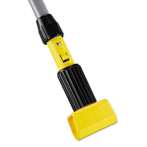 Rubbermaid® Commercial wholesale. Rubbermaid® Gripper Aluminum Mop Handle, 1 1-8 Dia X 60, Gray-yellow. HSD Wholesale: Janitorial Supplies, Breakroom Supplies, Office Supplies.