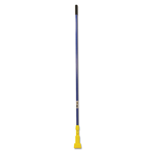 Rubbermaid® Commercial wholesale. Rubbermaid® Gripper Fiberglass Mop Handle, 60", Blue-yellow. HSD Wholesale: Janitorial Supplies, Breakroom Supplies, Office Supplies.