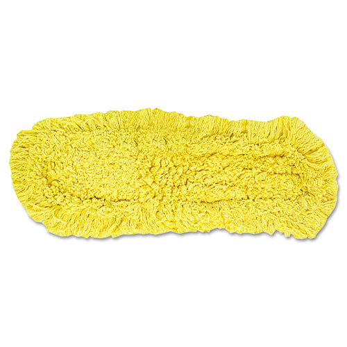 Rubbermaid® Commercial wholesale. Rubbermaid® Trapper Commercial Dust Mop, Looped-end Launderable, 5" X 24", Yellow. HSD Wholesale: Janitorial Supplies, Breakroom Supplies, Office Supplies.