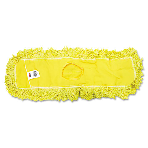 Rubbermaid® Commercial wholesale. Rubbermaid® Trapper Commercial Dust Mop, Looped-end Launderable, 5" X 24", Yellow. HSD Wholesale: Janitorial Supplies, Breakroom Supplies, Office Supplies.
