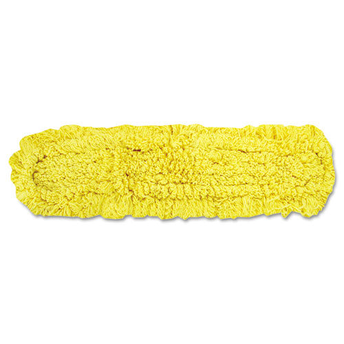 Rubbermaid® Commercial wholesale. Rubbermaid® Trapper Commercial Dust Mop, Looped-end Launderable, 5" X 48", Yellow. HSD Wholesale: Janitorial Supplies, Breakroom Supplies, Office Supplies.