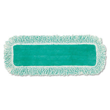 Load image into Gallery viewer, Rubbermaid® Commercial wholesale. Rubbermaid® Dust Pad With Fringe, Microfiber, 18&quot; Long, Green. HSD Wholesale: Janitorial Supplies, Breakroom Supplies, Office Supplies.
