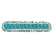 Load image into Gallery viewer, Rubbermaid® Commercial HYGEN™ wholesale. Rubbermaid® Hygen Dry Dusting Mop Heads With Fringe, 36&quot;, Microfiber, Green. HSD Wholesale: Janitorial Supplies, Breakroom Supplies, Office Supplies.
