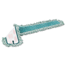 Load image into Gallery viewer, Rubbermaid® Commercial HYGEN™ wholesale. Rubbermaid® Hygen Dry Dusting Mop Heads With Fringe, 36&quot;, Microfiber, Green. HSD Wholesale: Janitorial Supplies, Breakroom Supplies, Office Supplies.