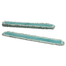 Load image into Gallery viewer, Rubbermaid® Commercial HYGEN™ wholesale. Rubbermaid® Hygen Dust Mop Heads With Fringe, Green, 48&quot;, Microfiber. HSD Wholesale: Janitorial Supplies, Breakroom Supplies, Office Supplies.