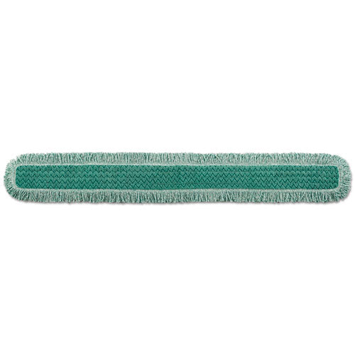 Rubbermaid® Commercial HYGEN™ wholesale. Rubbermaid® Hygen Dust Mop Heads With Fringe, Green, 60 In., Microfiber, Cut-end. HSD Wholesale: Janitorial Supplies, Breakroom Supplies, Office Supplies.