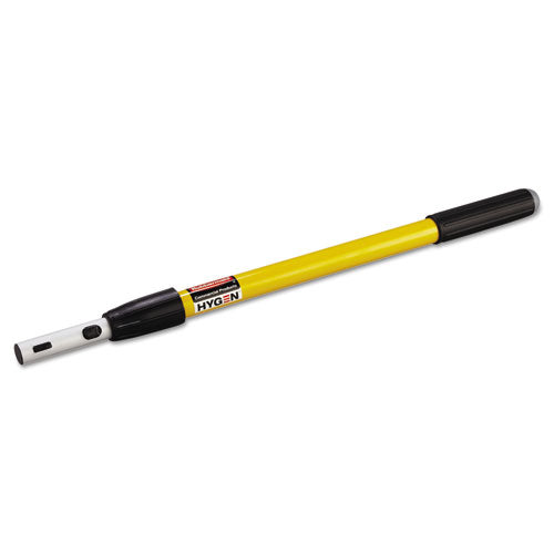 Rubbermaid® Commercial HYGEN™ wholesale. Rubbermaid® Hygen Quick-connect Extension Handle, 20-40", Yellow-black. HSD Wholesale: Janitorial Supplies, Breakroom Supplies, Office Supplies.