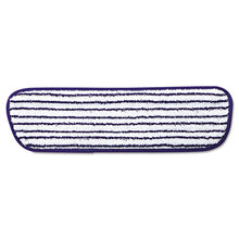 Load image into Gallery viewer, Rubbermaid® Commercial wholesale. Rubbermaid® Microfiber Finish Pad, 18 X 5 1-2, Blue-white, 6-box. HSD Wholesale: Janitorial Supplies, Breakroom Supplies, Office Supplies.