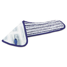 Load image into Gallery viewer, Rubbermaid® Commercial wholesale. Rubbermaid® Microfiber Finish Pad, 18 X 5 1-2, Blue-white, 6-box. HSD Wholesale: Janitorial Supplies, Breakroom Supplies, Office Supplies.