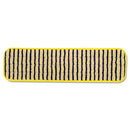 Rubbermaid® Commercial wholesale. Rubbermaid® Microfiber Scrubber Pad, Vertical Polyprolene Stripes, 18", Yellow, 6-carton. HSD Wholesale: Janitorial Supplies, Breakroom Supplies, Office Supplies.